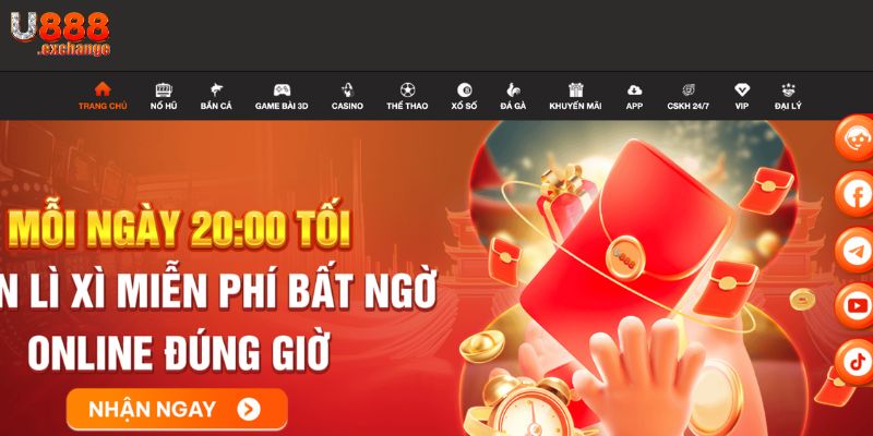 Link vào U888 chơi game không giới hạn